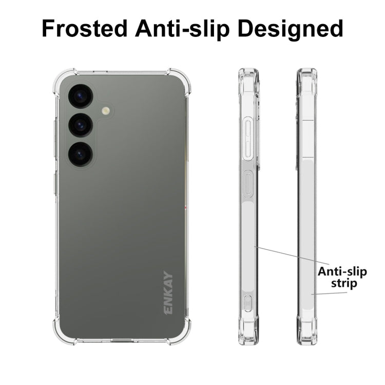 For Samsung Galaxy S24 5G ENKAY Hat-Prince Transparent TPU Shockproof Phone Case - free shipping - PMC Jewellery - Order now!