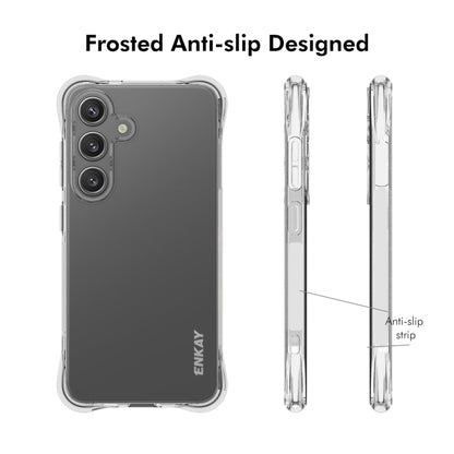 For Samsung Galaxy S25 5G ENKAY Clear TPU Shockproof Anti-slip Phone Case - Galaxy S25 5G Cases by ENKAY | Online Shopping South Africa | PMC Jewellery | Buy Now Pay Later Mobicred