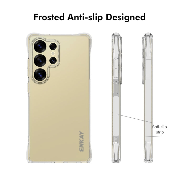 For Samsung Galaxy S25 Ultra 5G ENKAY Clear TPU Shockproof Anti-slip Phone Case - Galaxy S25 Ultra 5G Cases by ENKAY | Online Shopping South Africa | PMC Jewellery | Buy Now Pay Later Mobicred