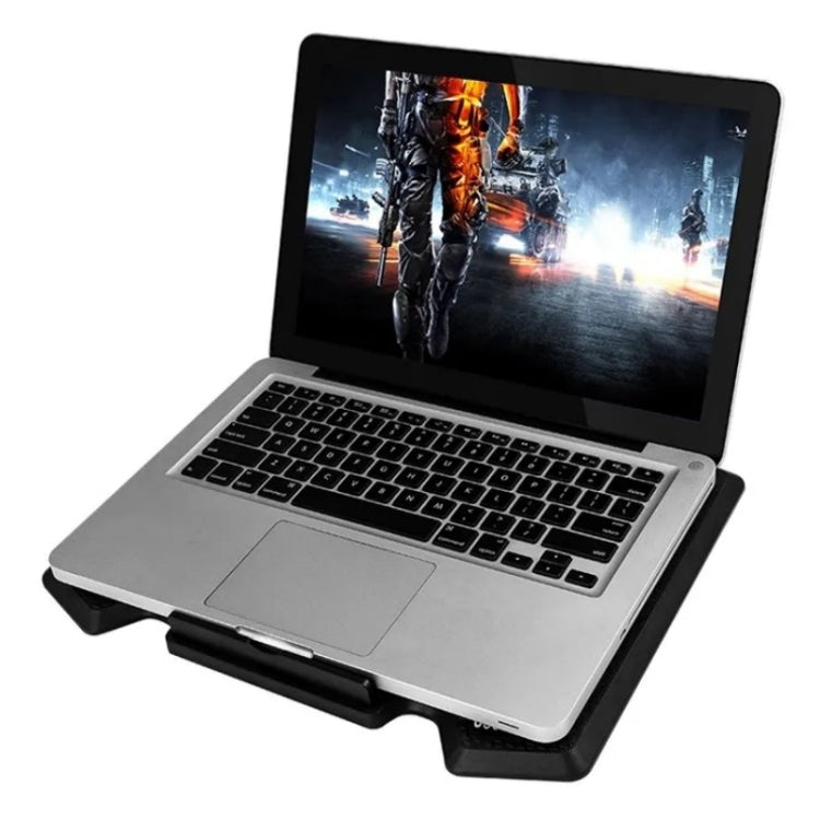 S200 Dual Silent Cooling Fan Portable Slim Notebook Cooling Pad for Laptop(Red) - Cooling Pads by PMC Jewellery | Online Shopping South Africa | PMC Jewellery | Buy Now Pay Later Mobicred