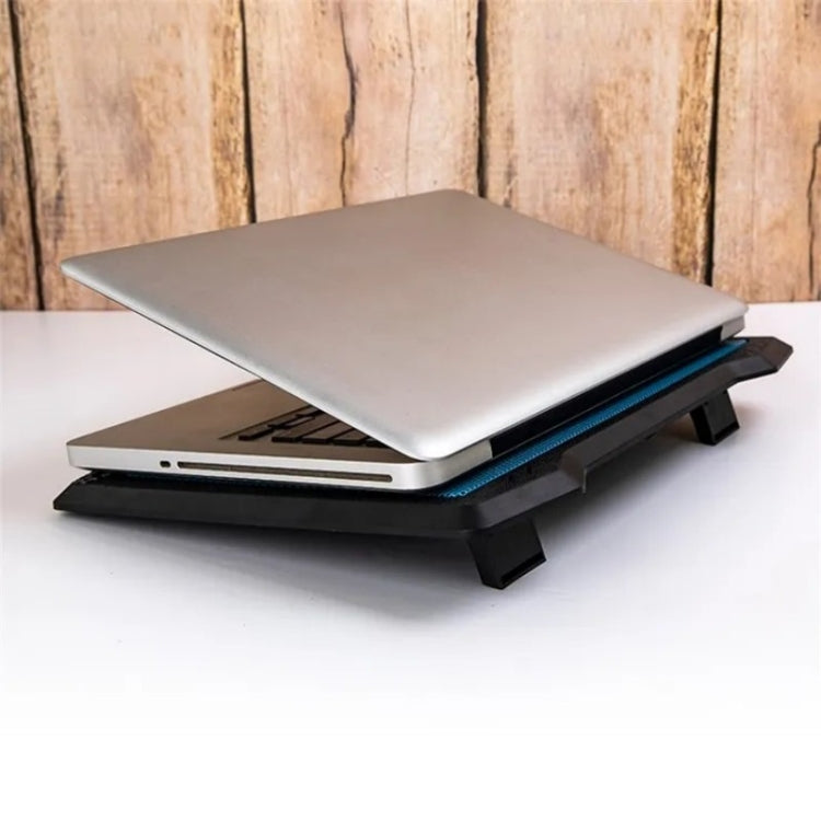 S200 Dual Silent Cooling Fan Portable Slim Notebook Cooling Pad for Laptop(Black) - Cooling Pads by PMC Jewellery | Online Shopping South Africa | PMC Jewellery | Buy Now Pay Later Mobicred