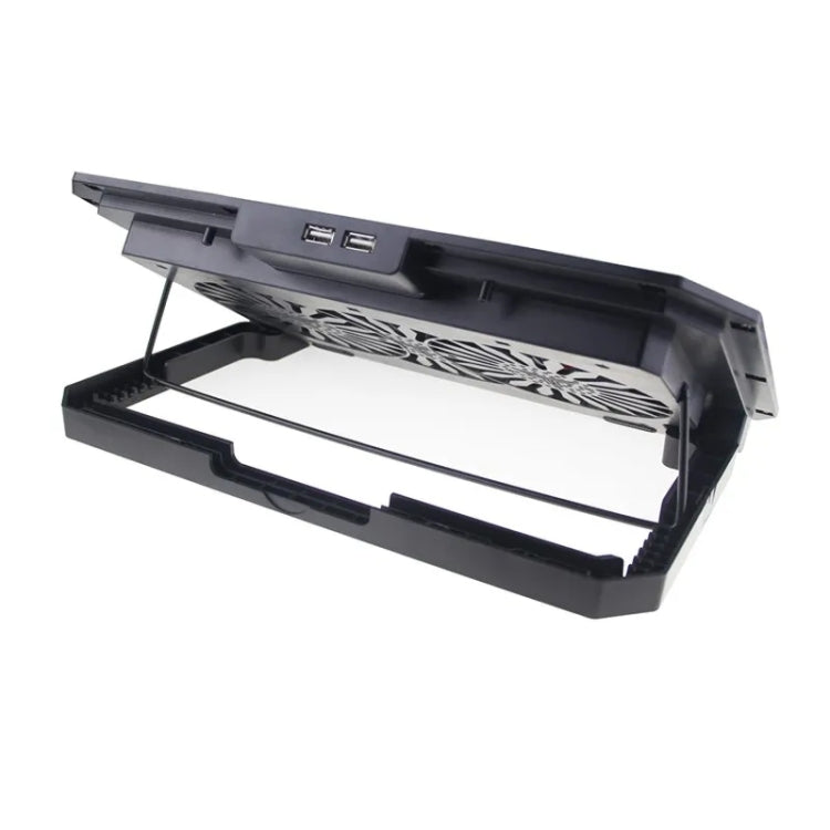 N11 USB Port 8-Gear Adjustable Height Dual Mute Fan Desktop Laptop Cooling Stand - Cooling Pads by PMC TechLife | Online Shopping South Africa | PMC TechLife | Buy Now Pay Later Mobicred
