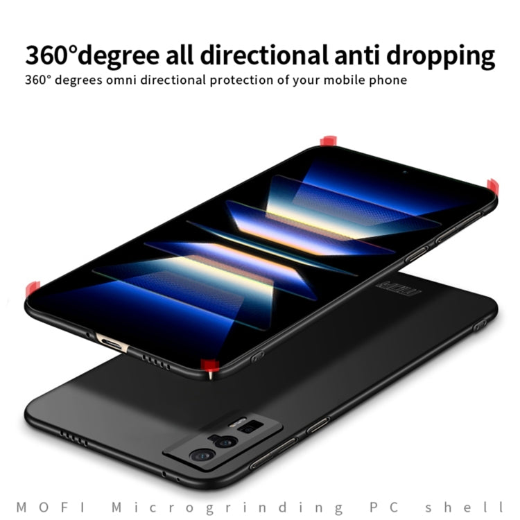 For Xiaomi Redmi K60 / K60 Pro MOFI Frosted Ultra-thin PC Hard Case(Black) - Xiaomi Cases by MOFI | Online Shopping South Africa | PMC Jewellery