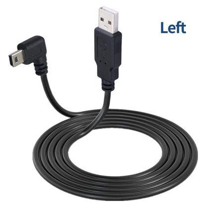 JUNSUNMAY 5 Feet USB A 2.0 to Mini B 5 Pin Charger Cable Cord, Length: 1.5m(Left) - USB Cable by JUNSUNMAY | Online Shopping South Africa | PMC Jewellery | Buy Now Pay Later Mobicred