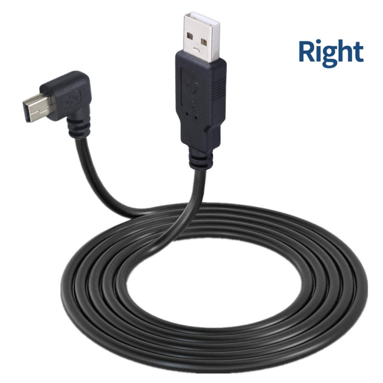 JUNSUNMAY 5 Feet USB A 2.0 to Mini B 5 Pin Charger Cable Cord, Length: 1.5m(Right) - USB Cable by JUNSUNMAY | Online Shopping South Africa | PMC Jewellery | Buy Now Pay Later Mobicred