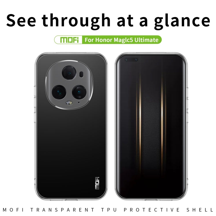 For Honor Magic5 Ultimate MOFI Ming Series Ultra-thin TPU Phone Case(Transparent) - Honor Cases by MOFI | Online Shopping South Africa | PMC Jewellery