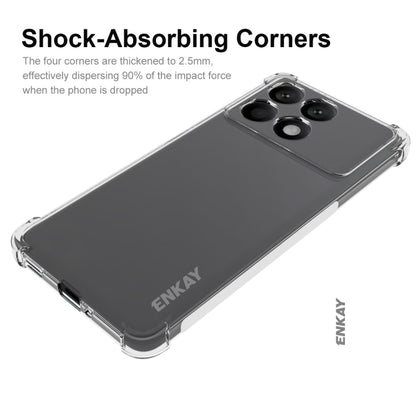 For Redmi K70 Pro ENKAY Hat-Prince Transparent TPU Shockproof Phone Case - K70 Pro Cases by ENKAY | Online Shopping South Africa | PMC Jewellery | Buy Now Pay Later Mobicred