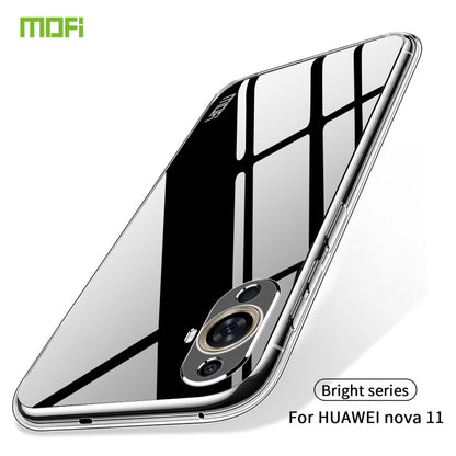 For Huawei nova 11 4G MOFI Ming Series Transparent Ultra-thin TPU Phone Case - Huawei Cases by MOFI | Online Shopping South Africa | PMC Jewellery