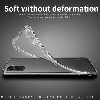 For Honor X50i MOFI Ming Series Transparent Ultra-thin TPU Phone Case - Honor Cases by MOFI | Online Shopping South Africa | PMC Jewellery