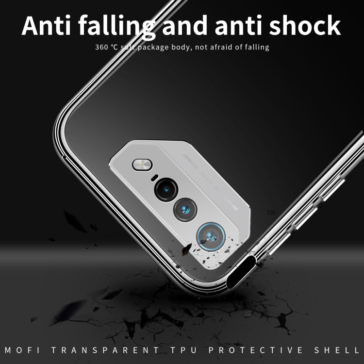 For ASUS ROG Phone 7 MOFI Ming Series Ultra-thin TPU Phone Case(Transparent) - ASUS Cases by MOFI | Online Shopping South Africa | PMC TechLife | Buy Now Pay Later Mobicred