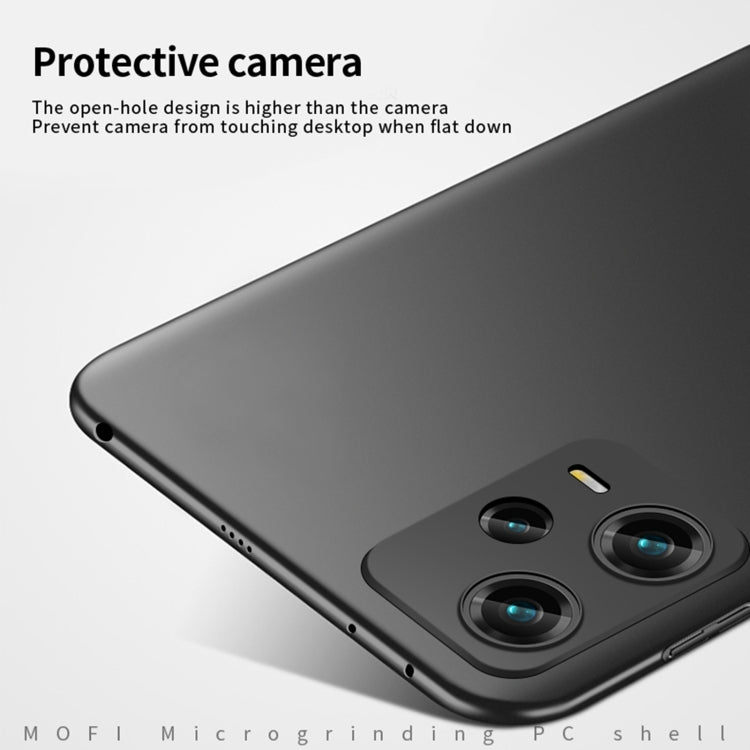 For Redmi Note 12 Pro 5G Global MOFI Micro-Frosted PC Ultra-thin Hard Phone Case(Blue) - Note 12 Pro Cases by MOFI | Online Shopping South Africa | PMC Jewellery