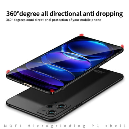 For?Redmi Note 12S MOFI Micro-Frosted PC Ultra-thin Hard Phone Case(Red) - Xiaomi Cases by MOFI | Online Shopping South Africa | PMC Jewellery