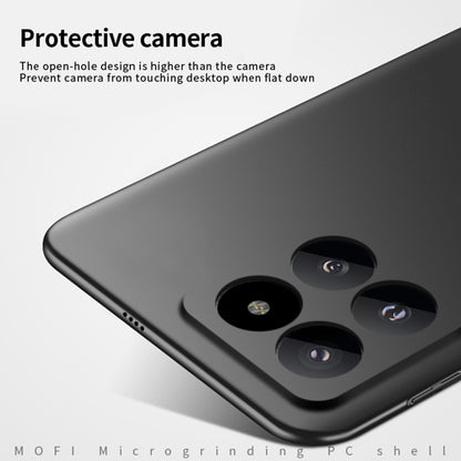 For?Xiaomi 14 Pro MOFI Micro-Frosted PC Ultra-thin Hard Phone Case(Black) - 14 Pro Cases by MOFI | Online Shopping South Africa | PMC Jewellery