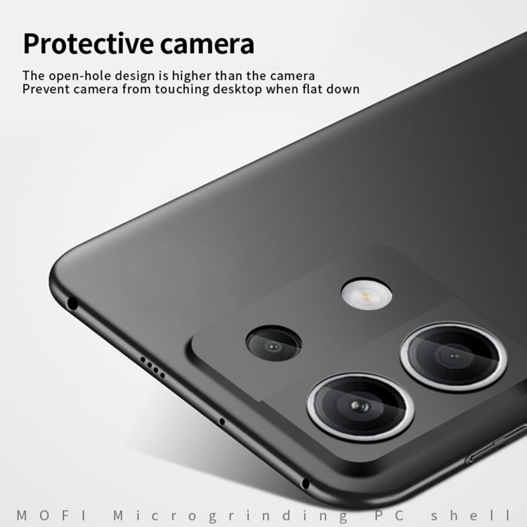 For Redmi Note 13 Pro 5G MOFI Micro-Frosted PC Ultra-thin Hard Phone Case(Black) - Note 13 Pro Cases by MOFI | Online Shopping South Africa | PMC Jewellery