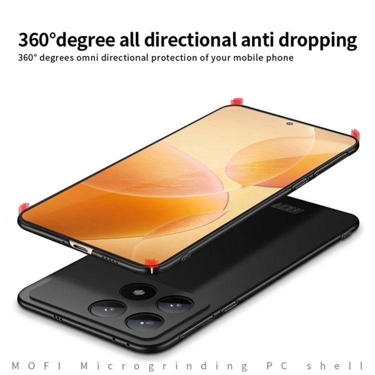 For Xiaomi Redmi K70 / K70 Pro MOFI Micro-Frosted PC Ultra-thin Hard Phone Case(Red) - K70 Pro Cases by MOFI | Online Shopping South Africa | PMC Jewellery | Buy Now Pay Later Mobicred