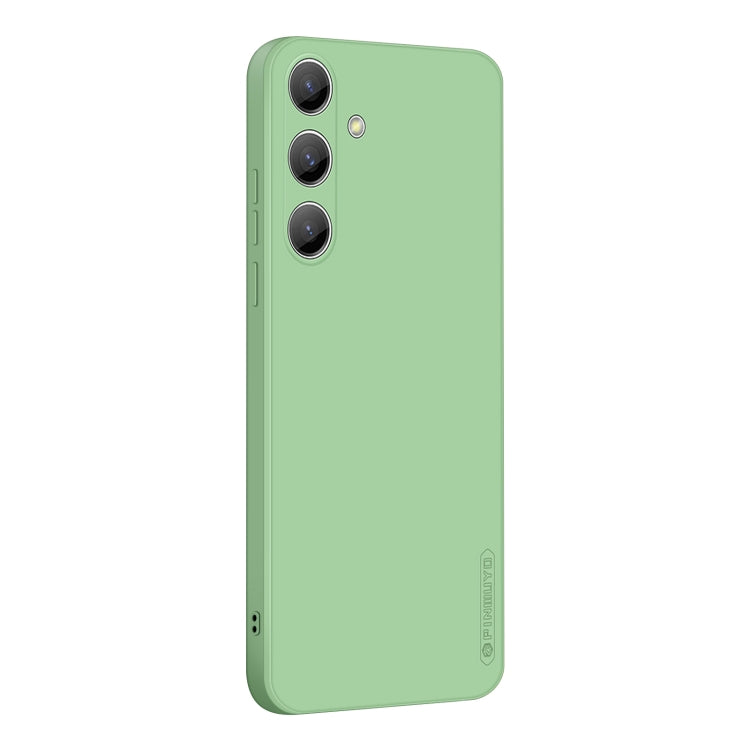 For Samsung Galaxy S24+ 5G PINWUYO Sense Series Liquid Silicone TPU Phone Case(Green) - free shipping - PMC Jewellery - Order now!