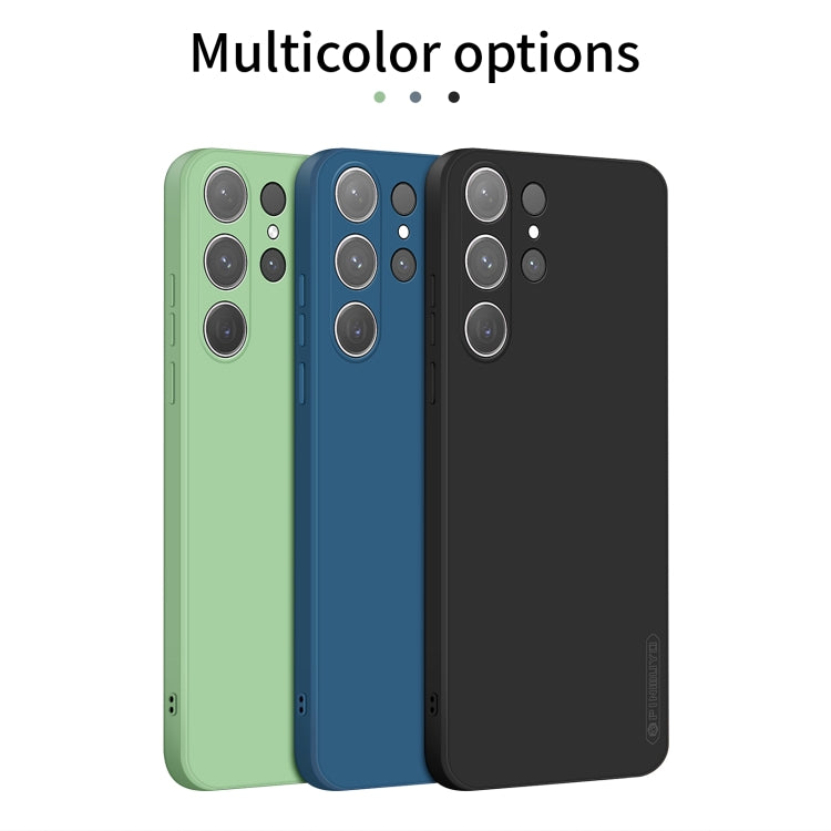 For Samsung Galaxy S24 Ultra 5G PINWUYO Sense Series Liquid Silicone TPU Phone Case(Blue) - free shipping - PMC Jewellery - Order now!