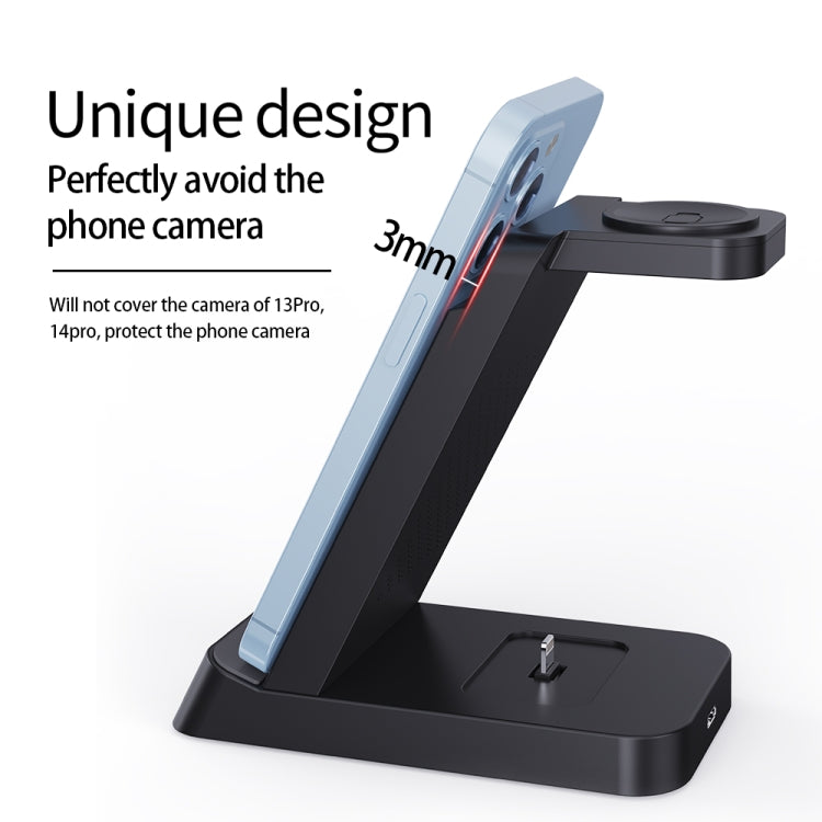 B20 18W 3 in 1 Wireless Charger Stand Charger Dock for iPhone Apple Watch Series(White) - free shipping - PMC TechLife - Order now!