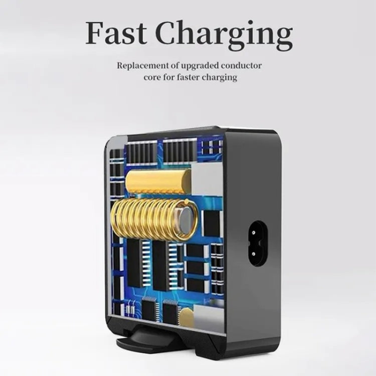 PD-75 Desktop PD Type-C USB QC 3.0 Fast Mobile Phone Charging Station Multifunctional Wireless Charger(US Plug) - Multifunction Charger by PMC Jewellery | Online Shopping South Africa | PMC Jewellery | Buy Now Pay Later Mobicred