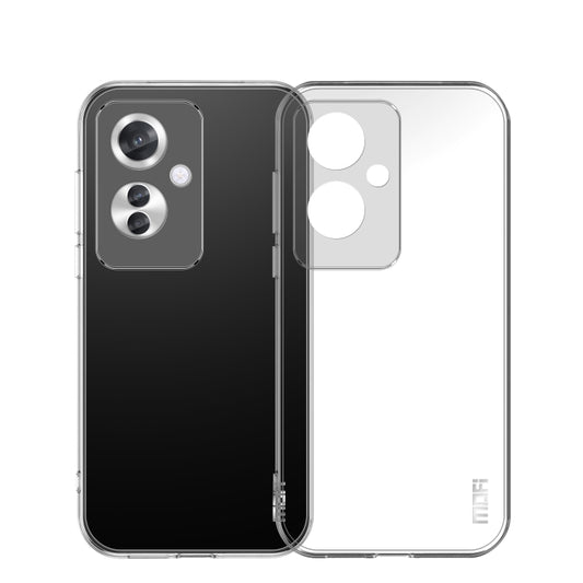 For OPPO Reno11 F MOFI Ming Series Transparent Ultra-thin TPU Phone Case(Transparent) - OPPO Cases by MOFI | Online Shopping South Africa | PMC Jewellery