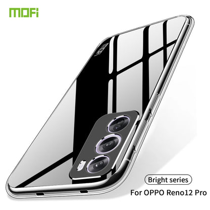 For OPPO Reno12 Pro Global MOFI Ming Series Transparent Ultra-thin TPU Phone Case(Transparent) - Reno12 Pro Cases by MOFI | Online Shopping South Africa | PMC Jewellery | Buy Now Pay Later Mobicred