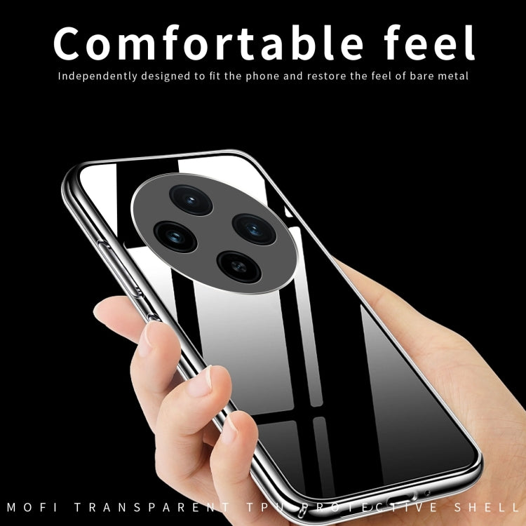 For OPPO Reno12 F 5G MOFI Ming Series Transparent Ultra-thin TPU Phone Case(Transparent) - Reno12 F Cases by MOFI | Online Shopping South Africa | PMC Jewellery | Buy Now Pay Later Mobicred