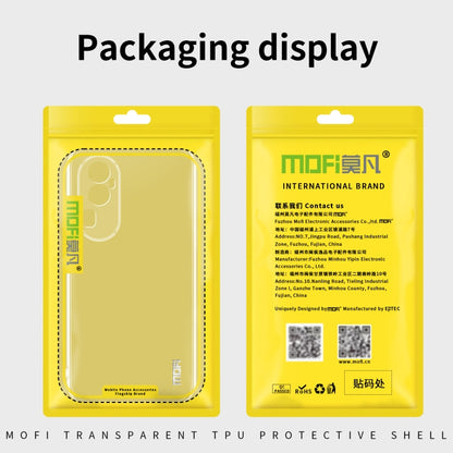 For OPPO Reno12 F 5G MOFI Ming Series Transparent Ultra-thin TPU Phone Case(Transparent) - Reno12 F Cases by MOFI | Online Shopping South Africa | PMC Jewellery | Buy Now Pay Later Mobicred