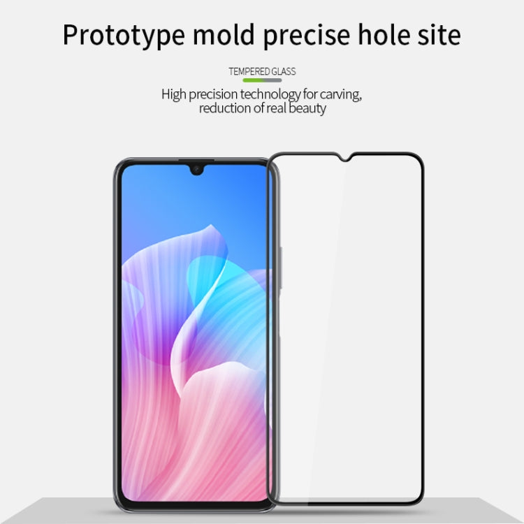 For Samsung Galaxy A24 MOFI 9H 3D Explosion-proof Curved Screen Tempered Glass Film(Black) - Galaxy Tempered Glass by MOFI | Online Shopping South Africa | PMC TechLife | Buy Now Pay Later Mobicred