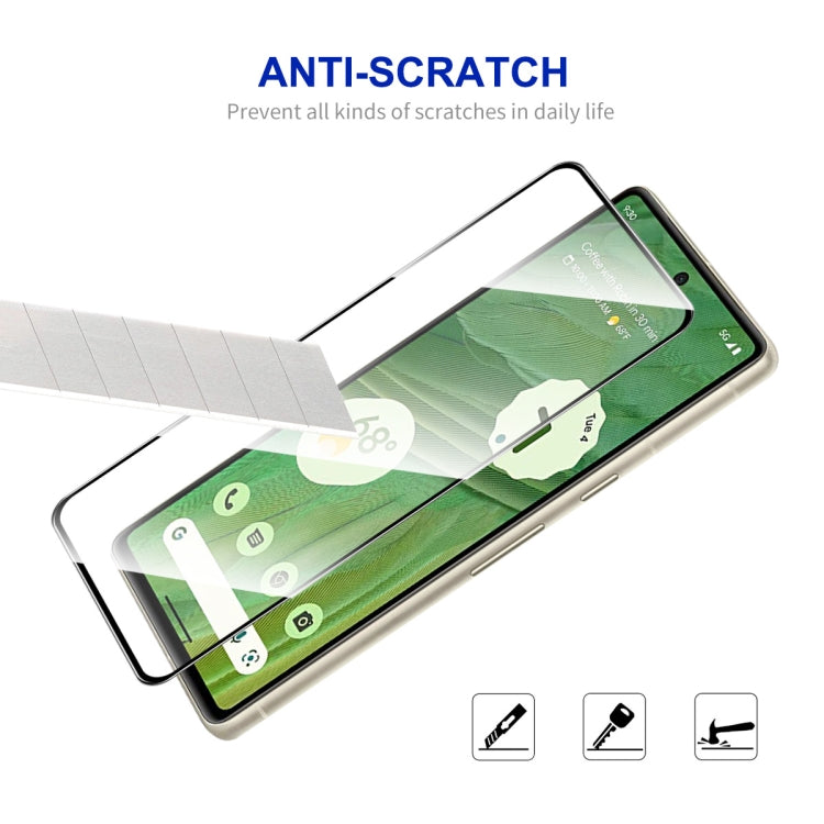 1pc For Google Pixel 7A ENKAY Full Glue High Aluminum-silicon Tempered Glass  Film - Google Tempered Glass by ENKAY | Online Shopping South Africa | PMC TechLife | Buy Now Pay Later Mobicred