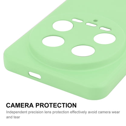 For Xiaomi 14 Ultra ENKAY Hat-Prince Liquid Silicone Shockproof Soft Phone Case(Light Green) - 14 Ultra Cases by ENKAY | Online Shopping South Africa | PMC Jewellery | Buy Now Pay Later Mobicred