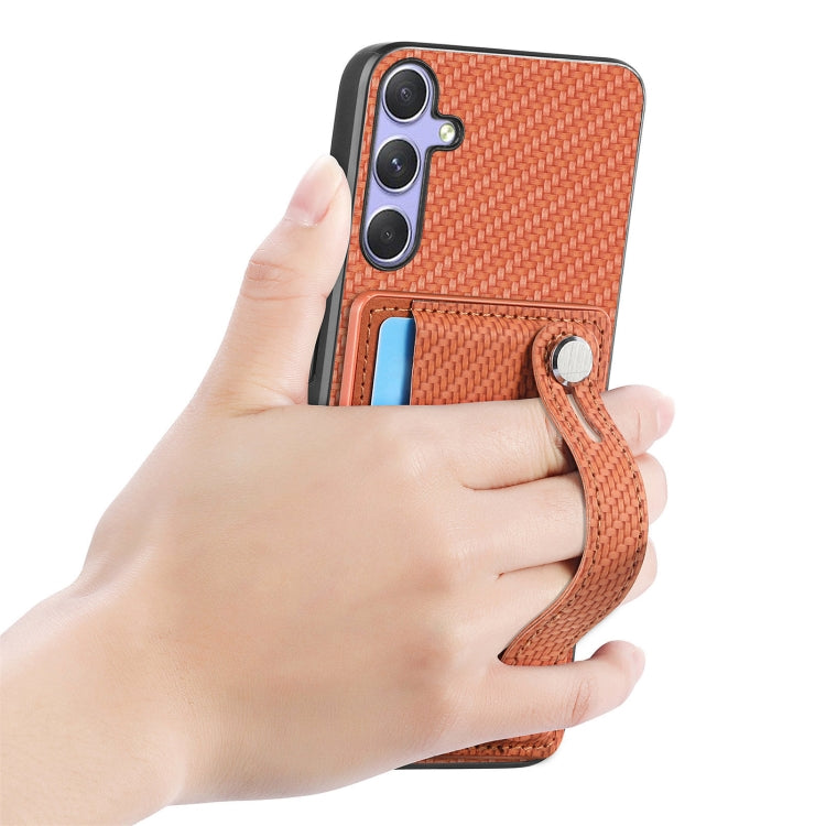 For Samsung Galaxy S25 Ultra 5G Wristband Kickstand Wallet Back Phone Case with Tool Knife(Brown) - Galaxy S25 Ultra 5G Cases by PMC Jewellery | Online Shopping South Africa | PMC Jewellery | Buy Now Pay Later Mobicred