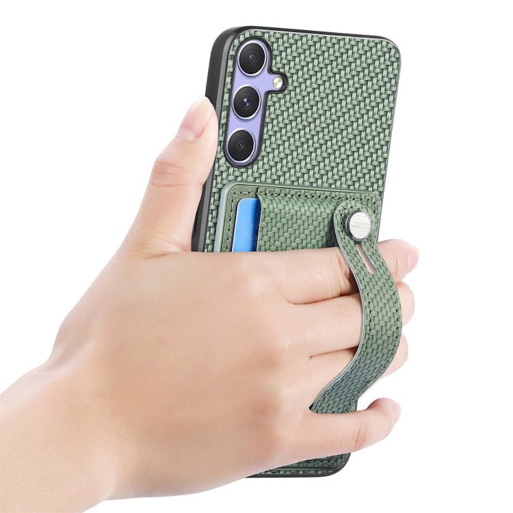 For Samsung Galaxy S25 Ultra 5G Wristband Kickstand Wallet Back Phone Case with Tool Knife(Green) - Galaxy S25 Ultra 5G Cases by PMC TechLife | Online Shopping South Africa | PMC TechLife | Buy Now Pay Later Mobicred