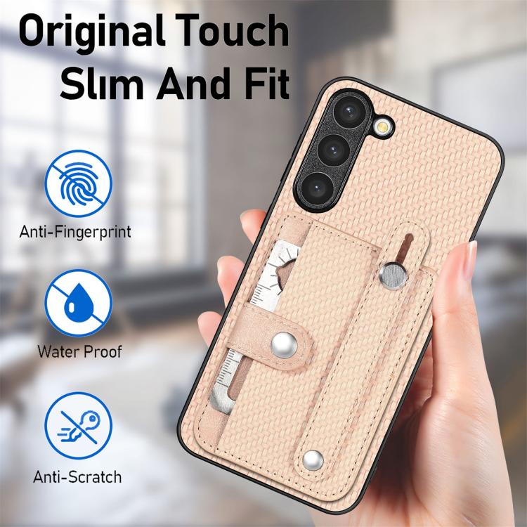 For Samsung Galaxy S25+ 5G Wristband Kickstand Wallet Back Phone Case with Tool Knife(Blue) - Galaxy S25+ 5G Cases by PMC TechLife | Online Shopping South Africa | PMC TechLife | Buy Now Pay Later Mobicred