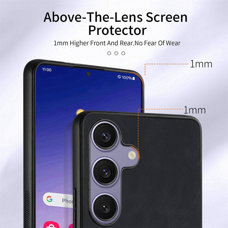 For Samsung Galaxy S25 Ultra 5G Retro Skin-feel Ring Card Wallet Phone Case(Black) - Galaxy S25 Ultra 5G Cases by PMC TechLife | Online Shopping South Africa | PMC TechLife | Buy Now Pay Later Mobicred