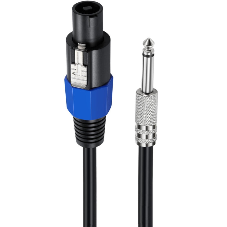 JUNSUNMAY Speakon Male to 6.35mm Male Audio Speaker Adapter Cable with Snap Lock, Length:10FT - free shipping - PMC Jewellery - Order now!
