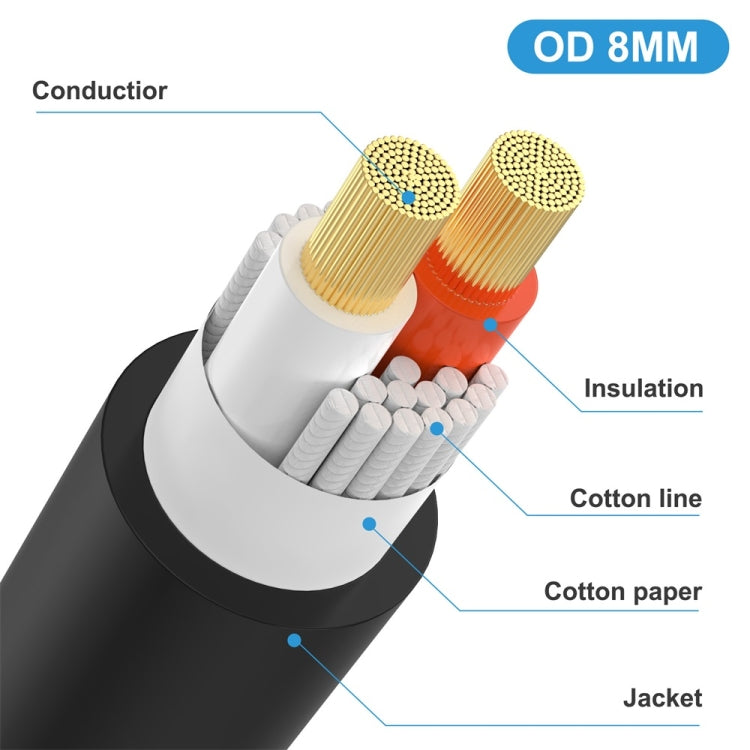 JUNSUNMAY Speakon Male to 6.35mm Male Audio Speaker Adapter Cable with Snap Lock, Length:25FT - free shipping - PMC Jewellery - Order now!