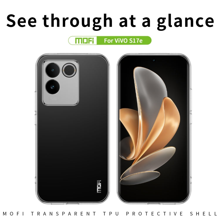 For vivo S17e MOFI Ming Series Ultra-thin TPU Phone Case(Transparent) - vivo Cases by MOFI | Online Shopping South Africa | PMC Jewellery