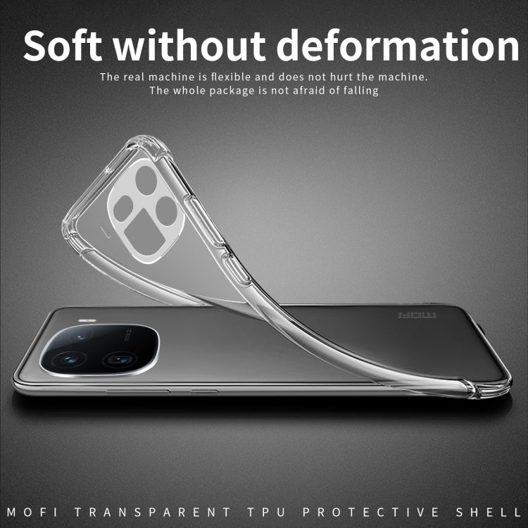 For vivo iQOO 12 MOFI Ming Series Ultra-thin TPU Phone Case(Transparent) - iQOO 12 Cases by MOFI | Online Shopping South Africa | PMC TechLife