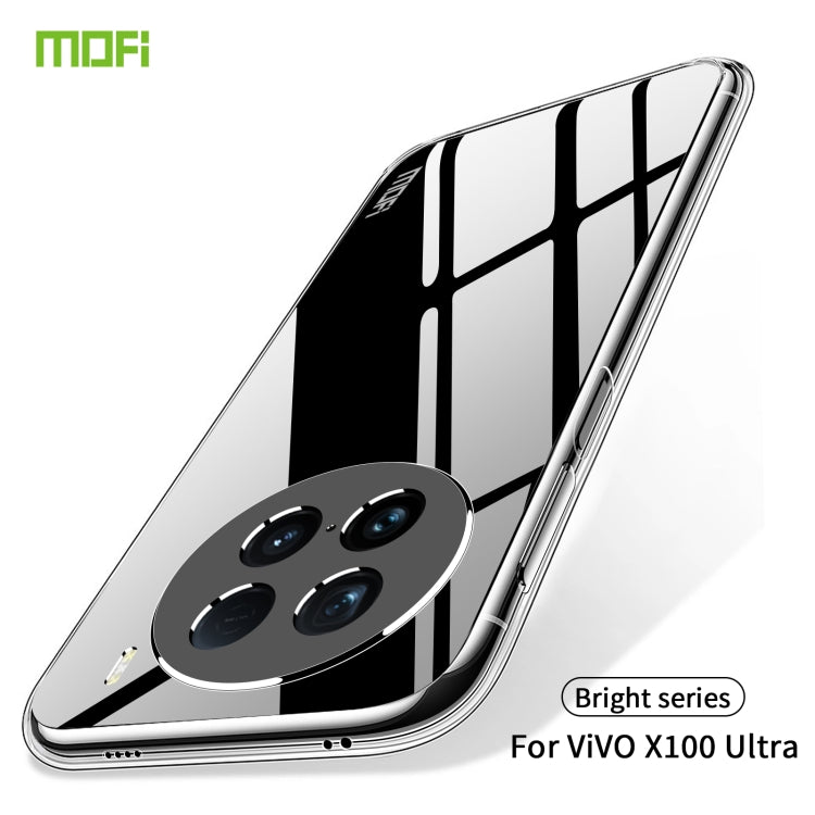 For vivo X100 Ultra MOFI Ming Series Ultra-thin TPU Phone Case(Transparent) - vivo Cases by MOFI | Online Shopping South Africa | PMC Jewellery | Buy Now Pay Later Mobicred