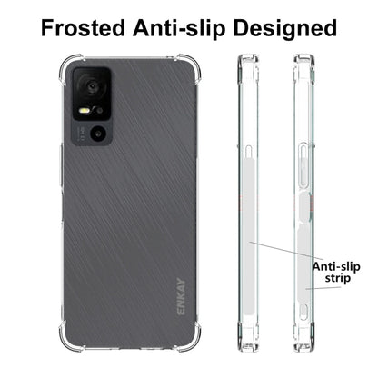 For TCL 40 XE 5G ENKAY Hat-Prince Transparent TPU Shockproof Phone Case - More Brand by ENKAY | Online Shopping South Africa | PMC Jewellery | Buy Now Pay Later Mobicred