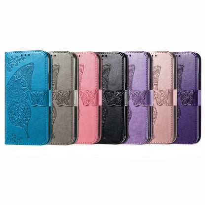 For Motorola Moto G Stylus 5G 2024 Butterfly Love Flower Embossed Leather Phone Case(Gray) - Motorola Cases by PMC Jewellery | Online Shopping South Africa | PMC Jewellery | Buy Now Pay Later Mobicred