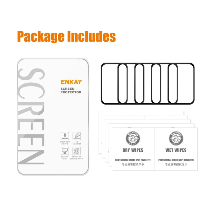 For Redmi Band 3 5pcs ENKAY ENKAY 3D Full Coverage Soft PC Edge PMMA HD Screen Film - free shipping - PMC TechLife - Order now!