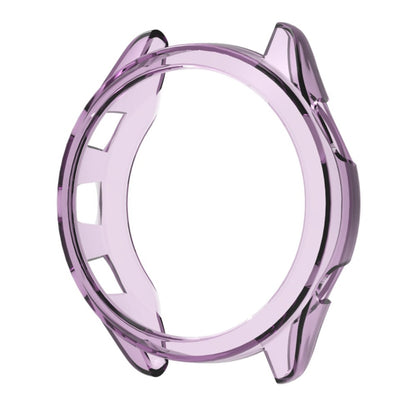 For Garmin Forerunner 965 ENKAY Hat-Prince Transparent TPU Frame Drop Protection Case(Purple) - Watch Cases by ENKAY | Online Shopping South Africa | PMC Jewellery | Buy Now Pay Later Mobicred