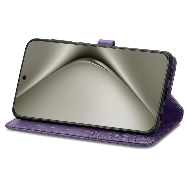 For Huawei Pura 70 Pro+ Mandala Flower Embossed Leather Phone Case(Purple) - Huawei Cases by PMC Jewellery | Online Shopping South Africa | PMC Jewellery | Buy Now Pay Later Mobicred
