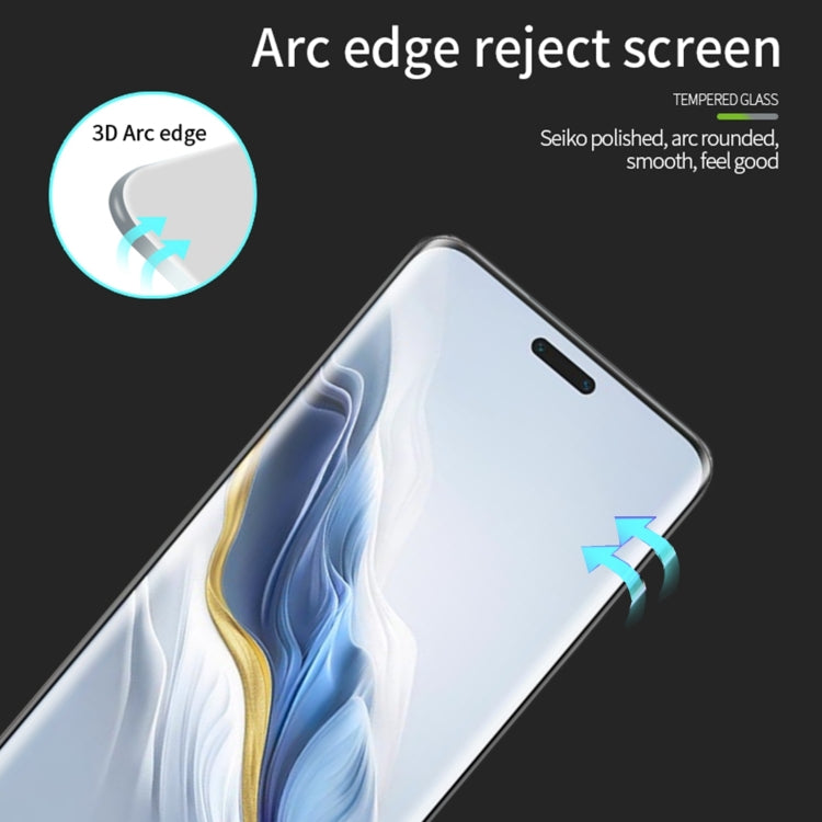 For Honor Magic6 Pro MOFI 9H 3D Hot Bending Tempered Glass Film(Black) - free shipping - PMC TechLife - Order now!