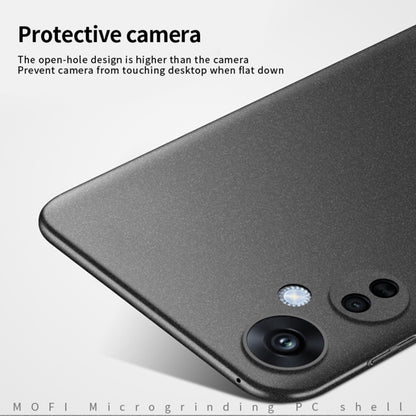 For OPPO K11X 5G MOFI Fandun Series Frosted PC Ultra-thin All-inclusive Phone Case(Black) - OPPO Cases by MOFI | Online Shopping South Africa | PMC Jewellery