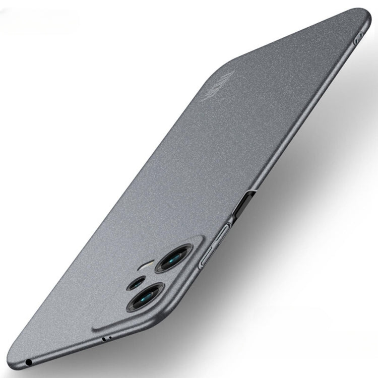 For Xiaomi Redmi Note 12 Global MOFI Fandun Series Frosted PC Ultra-thin All-inclusive Phone Case(Gray) - Note 12 Pro Cases by MOFI | Online Shopping South Africa | PMC TechLife