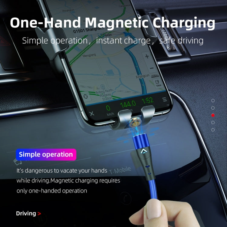 ENKAY 2 in 1 3A USB to 8 Pin + Type-C Magnetic Fast Charging Data Cable, Length:2m(Black) - Charging Cable & Head by ENKAY | Online Shopping South Africa | PMC Jewellery | Buy Now Pay Later Mobicred