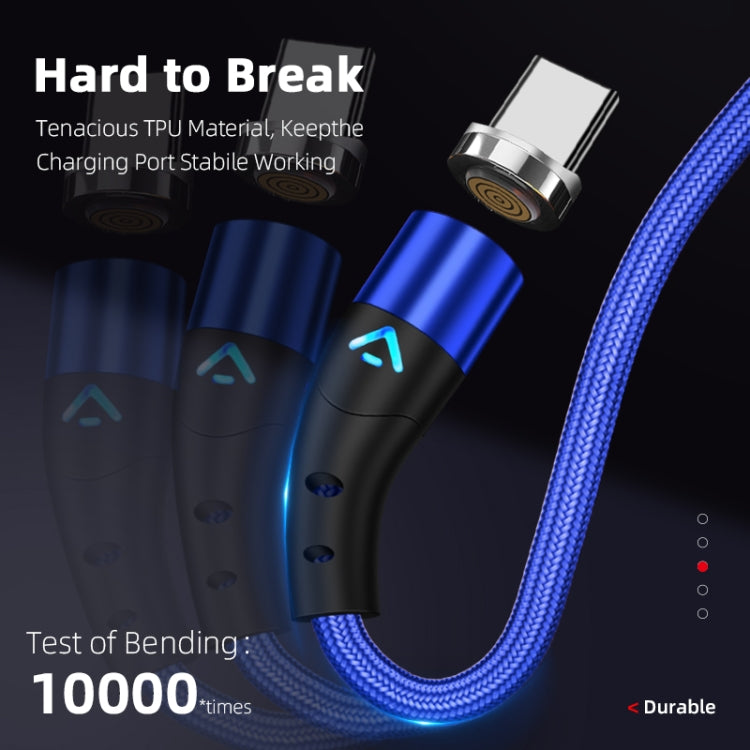 ENKAY 2 in 1 3A USB to 8 Pin + Type-C Magnetic Fast Charging Data Cable, Length:2m(Silver) - Charging Cable & Head by ENKAY | Online Shopping South Africa | PMC Jewellery | Buy Now Pay Later Mobicred