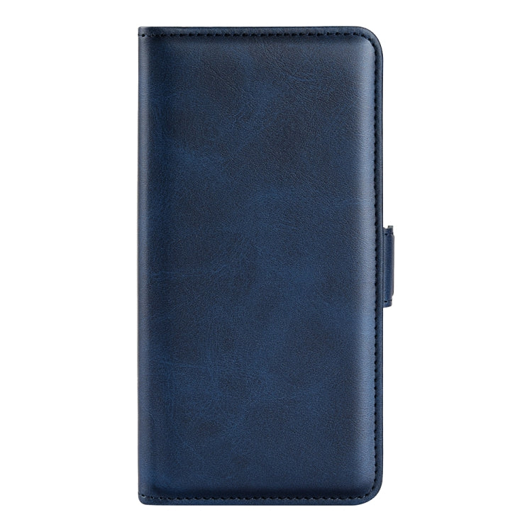 For iPhone 16 Plus Dual-side Magnetic Buckle Horizontal Flip Leather Phone Case(Dark Blue) - iPhone 16 Plus Cases by PMC Jewellery | Online Shopping South Africa | PMC Jewellery | Buy Now Pay Later Mobicred